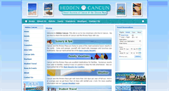 Desktop Screenshot of hiddencancun.com